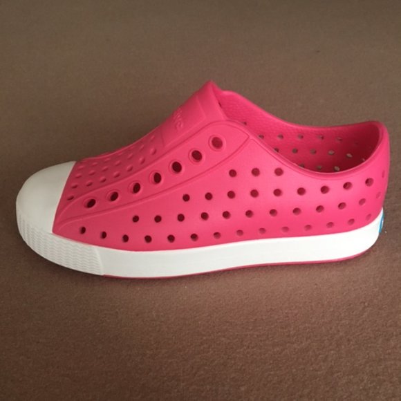 Native Jefferson Girls Vegan Child Hollywood Pink Kid's Clog New, Size 3, 4 - Picture 4 of 8